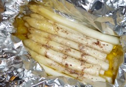 Aspergepakketjes uit de oven (of bbq)