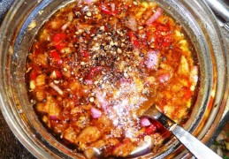 Oosterse sperziebonensalade