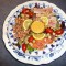 Trio van vis met zalm, paling en Hollandse garnalen