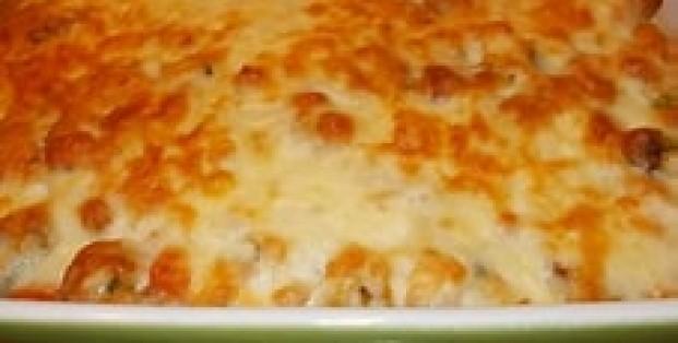 Franse ovenschotel met hamlappen, tomaten en wittte bonen Franse ovenschotel met hamlappen, tomaten en wittte bonen