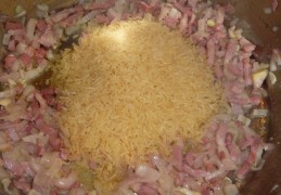 Risotto met pompoen en yacon