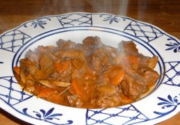 Stoofpotje met paddenstoelen