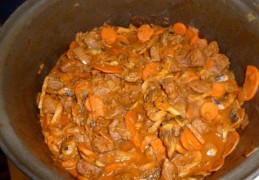 Stoofpotje met paddenstoelen