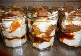Yoghurt Tiramisu met speculaas en mandarijn