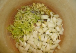 Pompoensoep met zoete aardappel