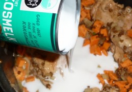 Kipstoofpot met linzen