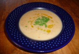 Romige oesterzwammensoep