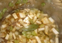 Romige oesterzwammensoep