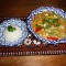 Thaise kip in groene curry kokossaus