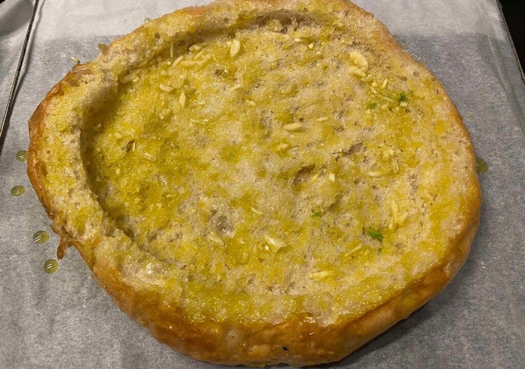 Gevuld Turks brood