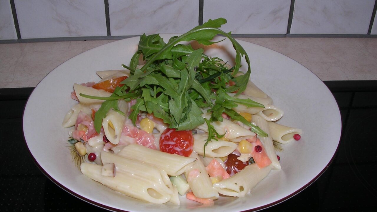 Een fris pasta salaatje
