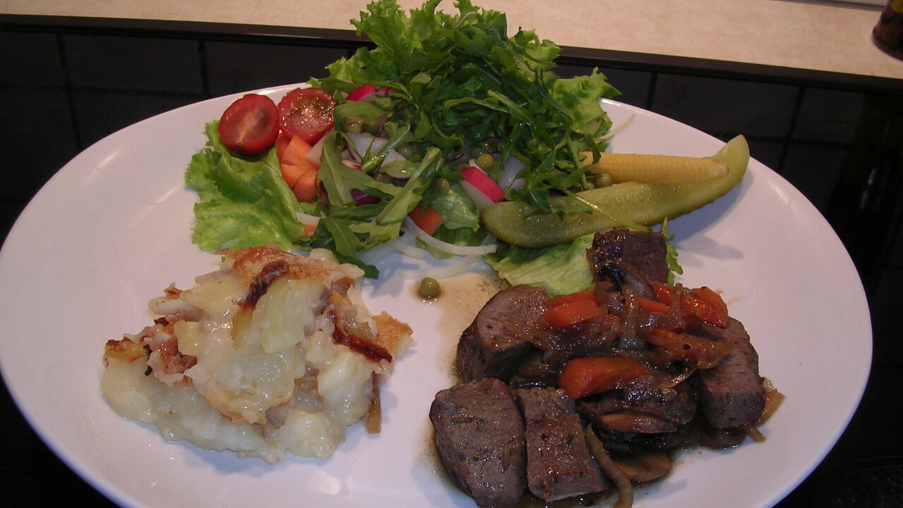 Lamsfilet met leffe bruin