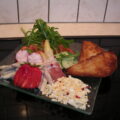 Slaatje met asperge en parmaham