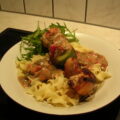 Visbrochette gemarineerd met mierikswortel