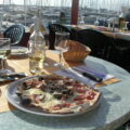 Pizza met zeevruchten in kroatie