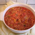 Spaghetti saus à la Derbyke
