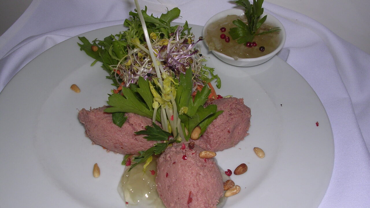 Mousse van gerookte eendeborst