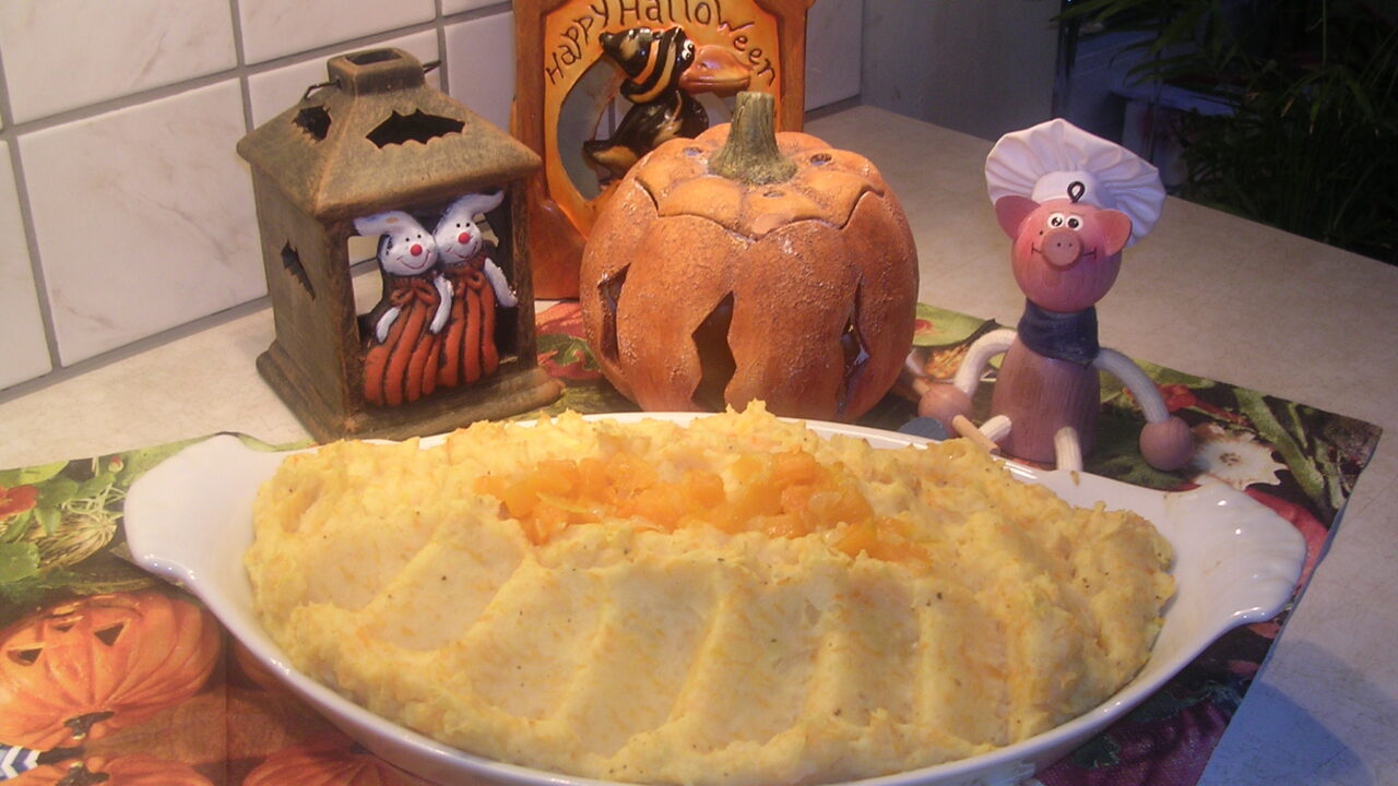 Aardappelen : Halloween puree