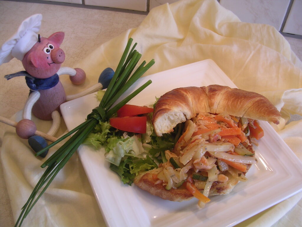 Gevulde croissant