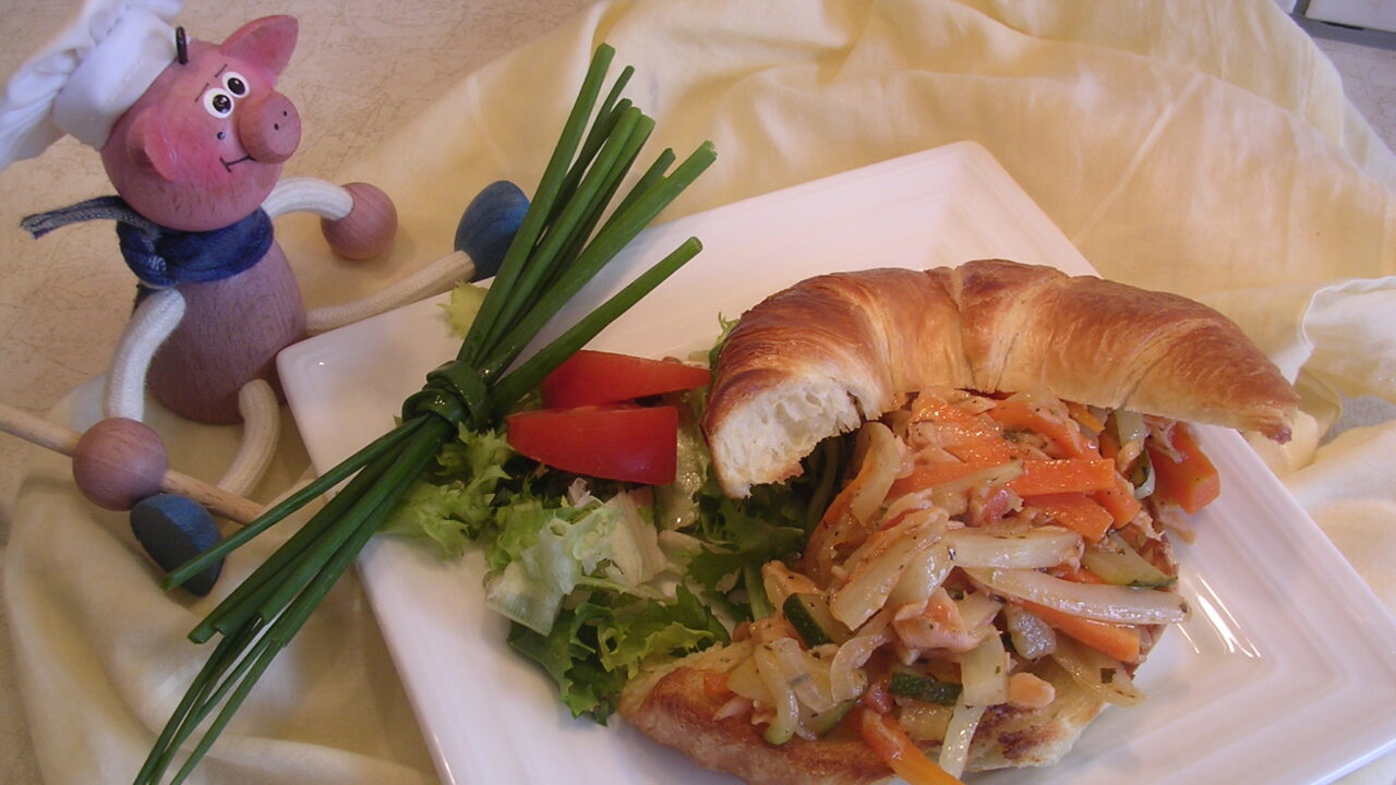 Gevulde croissant