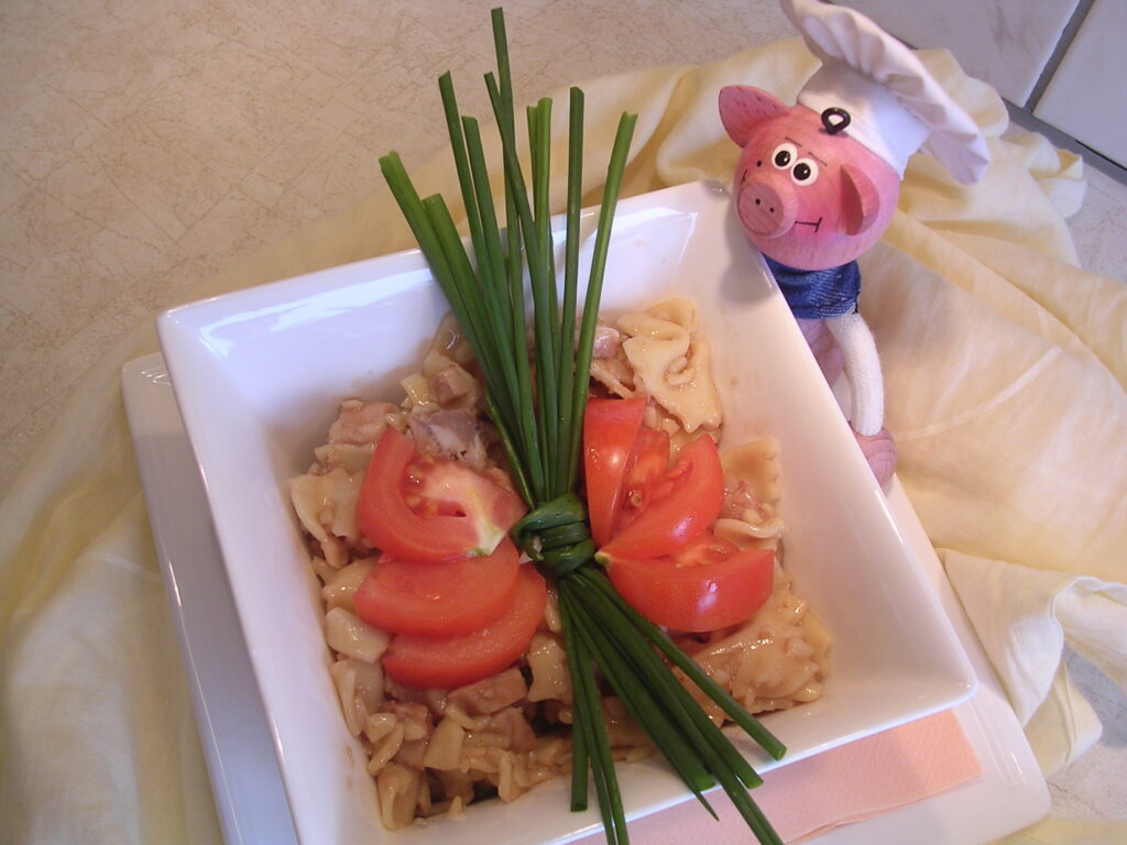 Pasta met Luikse peren siroop