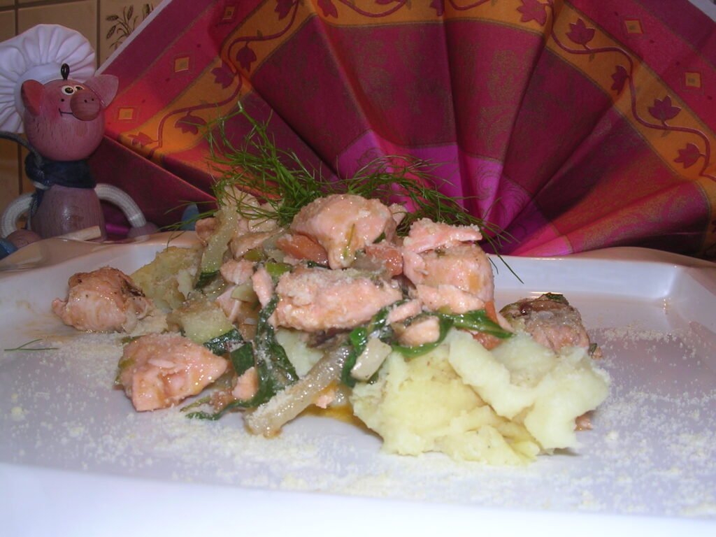 Zalm met …en puree