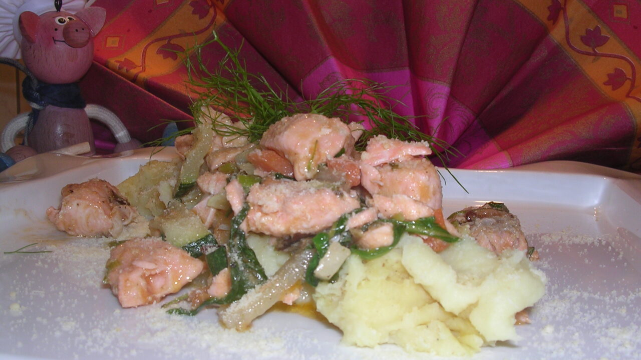Zalm met …en puree