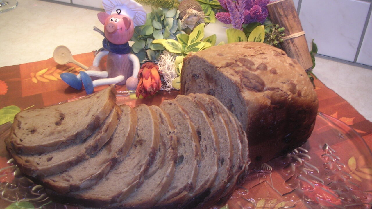 Chiabatta brood met chocolade