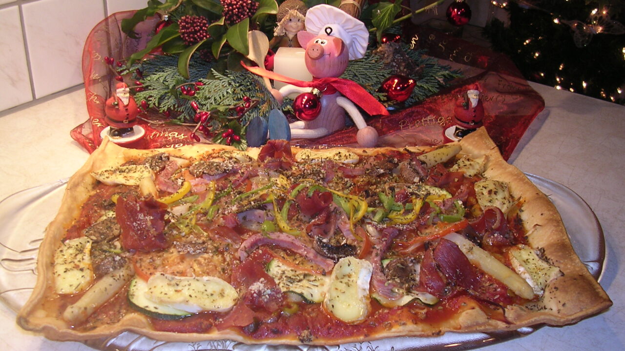 Pizza abbekras