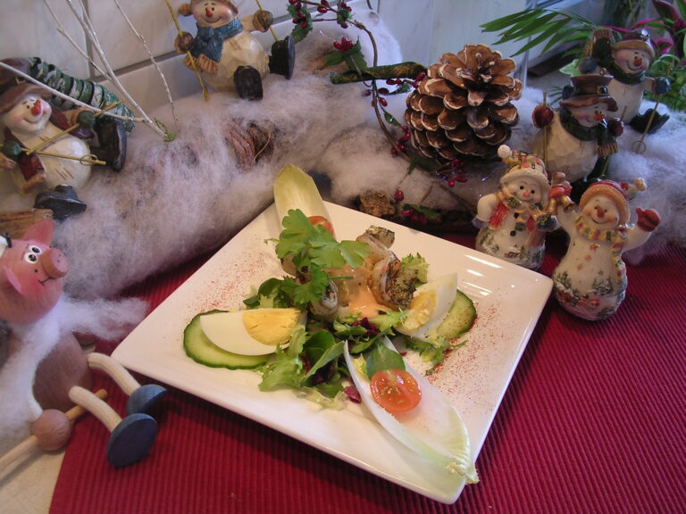 Tongscharrolletjes met scampi