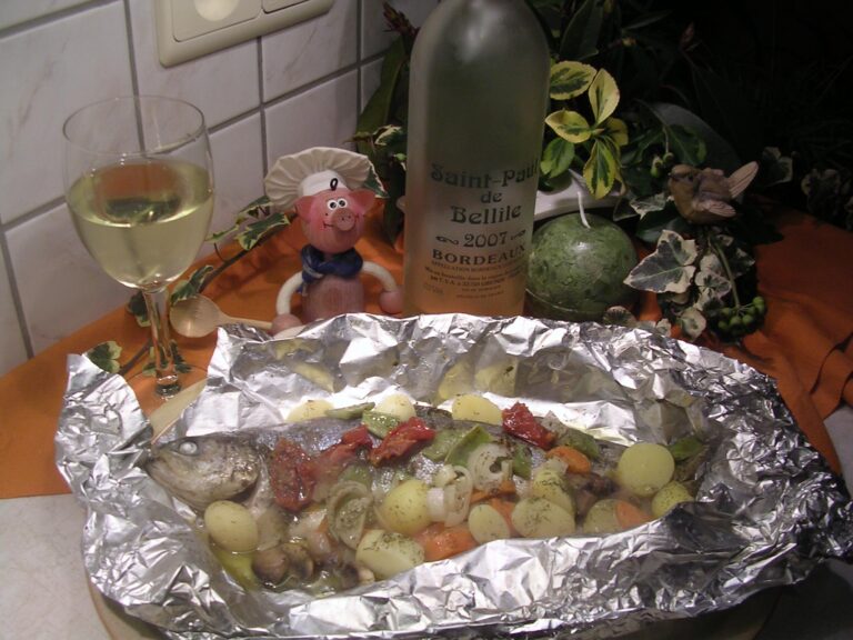 Winterse forel papillot