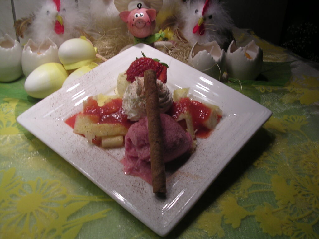 Dessert : ijsje voor wie er zin in heeft
