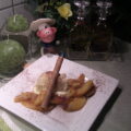 Dessert : manderijn met appel en …