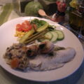 Schelvis met escargot