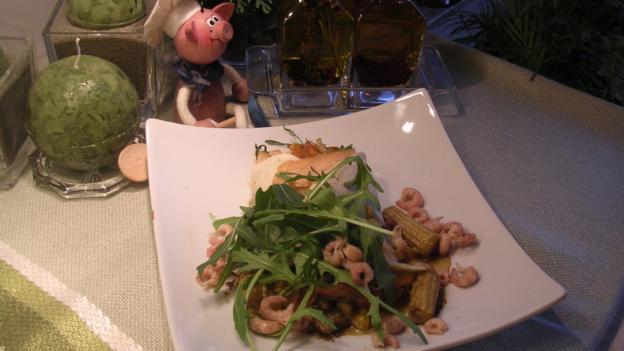 Wraps met gerookte zalm