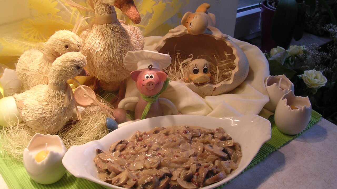 Saus : Pikante champignons saus