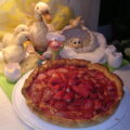 Vroege aardbeientaart