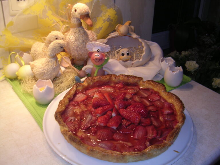 Vroege aardbeientaart