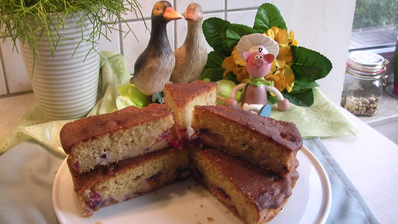 Cake met pruimen