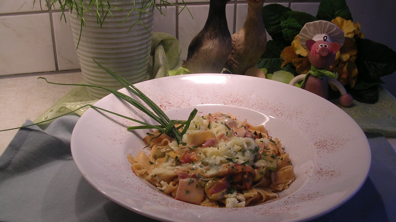 Chilipasta met verse groenten