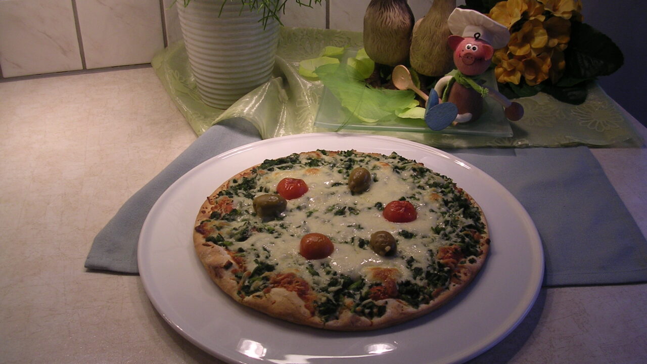 Pizza : een vegetarisch pizzake