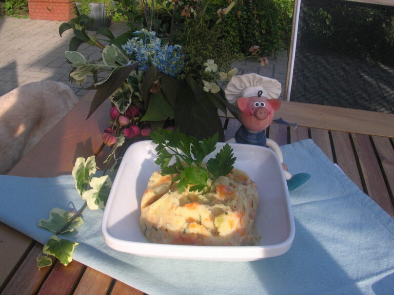 Aardappelpuree iets anders voor 1 persoon