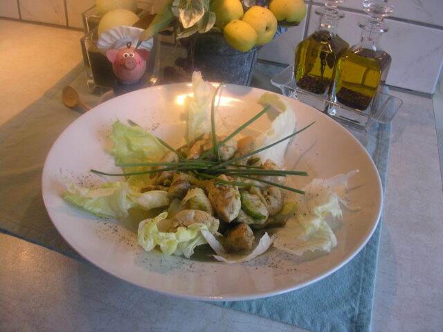 A fresh warm salad