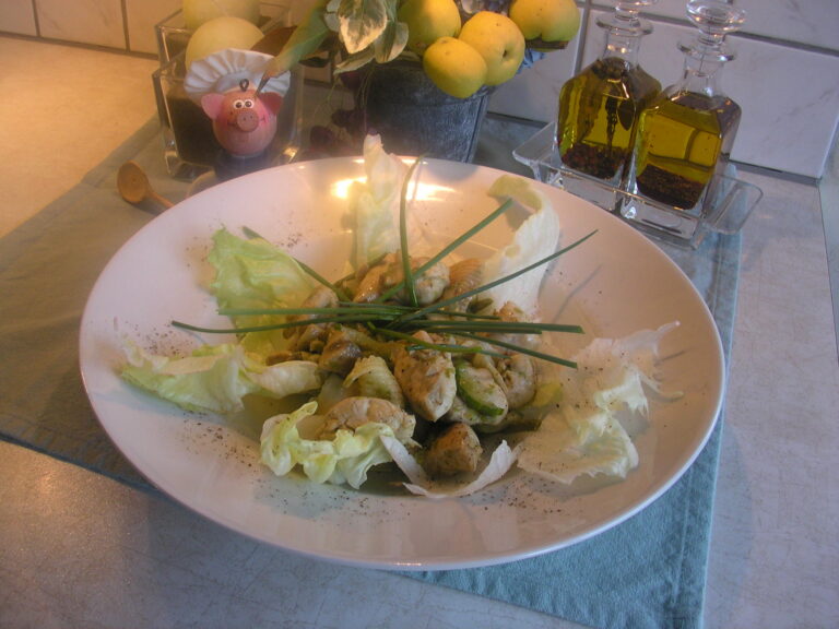 A fresh warm salad