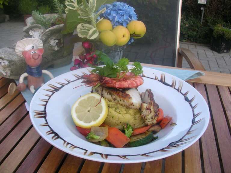 Kabeljauw op een bedje van broccolipuree
