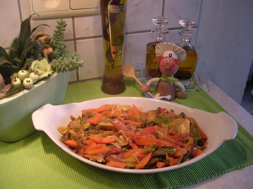 Voor de liefhebbers : heel eenvoudige gewokte groenten