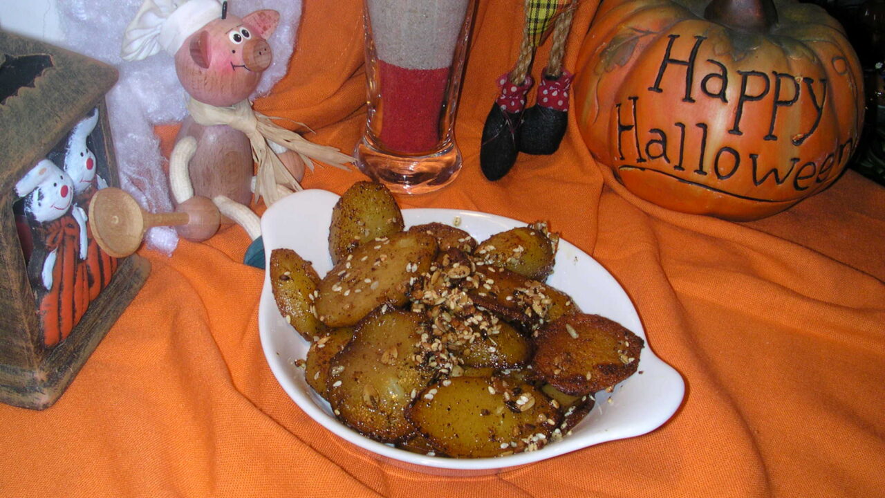 Aardappelen met graankorrels