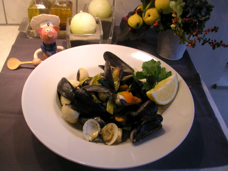 Clams en mosselen