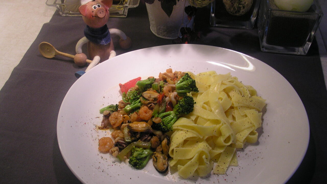 Heel eenvoudige pasta