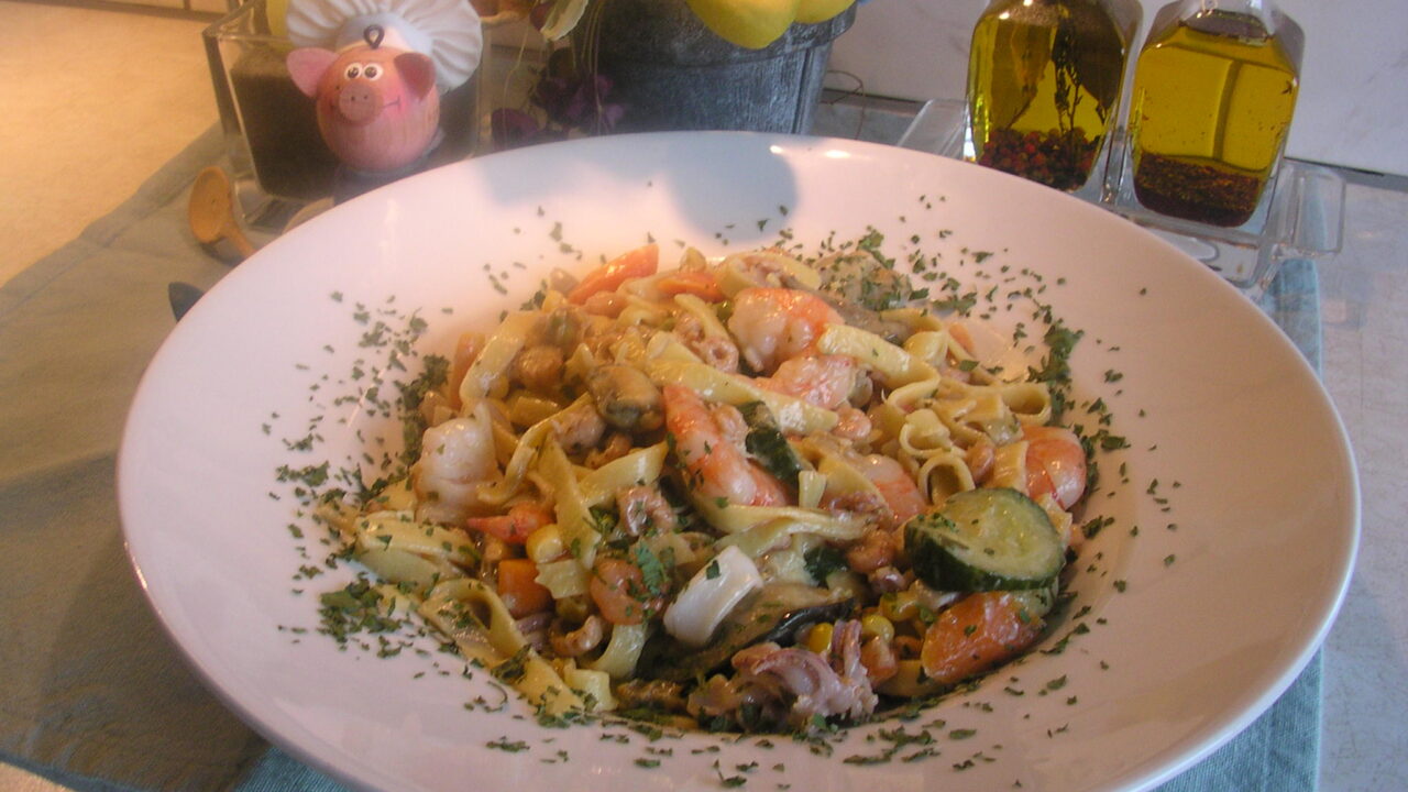 Les pâtes de fruits de mer